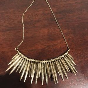 Feather inspired necklace